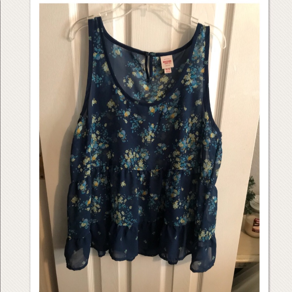 Floral tank top